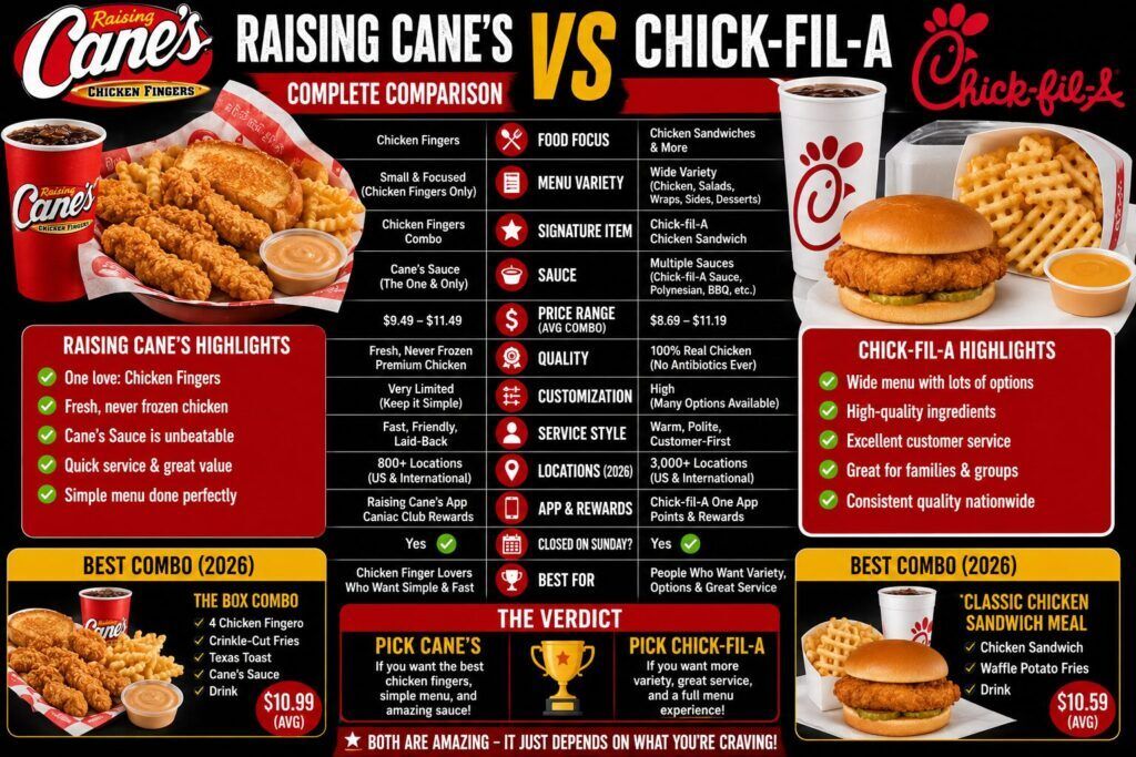 Raising Cane's vs Chick-fil-A